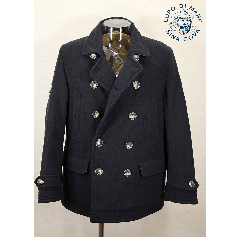 ★２０２４ 秋冬 ・ シナコバ【*001*】【ebee】３０%OFF・Ｐコート（メルトン地） ＜Lサイズ・LLサイズ＞-ee133｜Guest-One