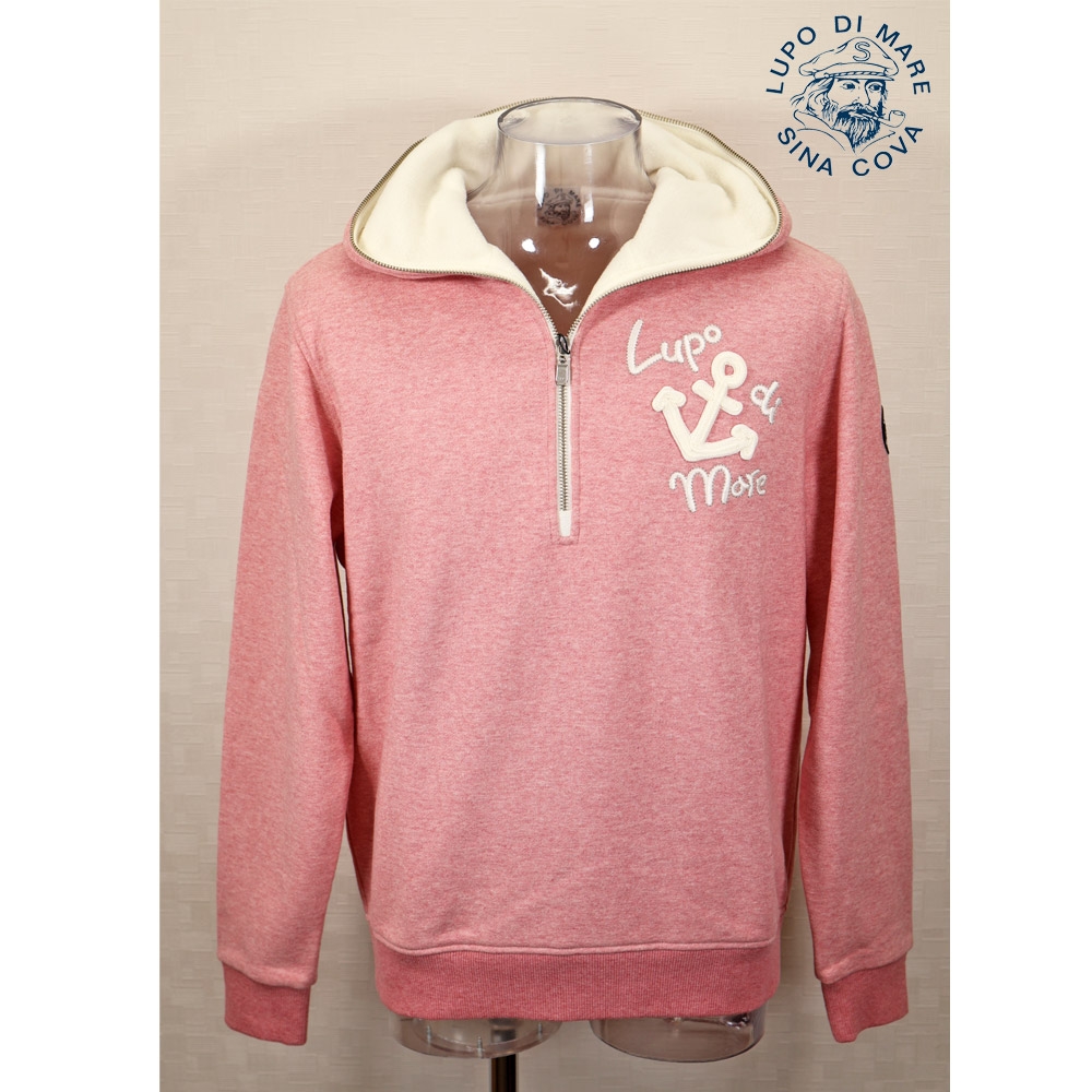 ★２０２４ 秋冬・シナコバ【*001*】【ebee】４0％OFF・ハーフＺＩＰパーカー＜Mサイズ・Lサイズ・LLサイズ＞ee263・ee264・ee265