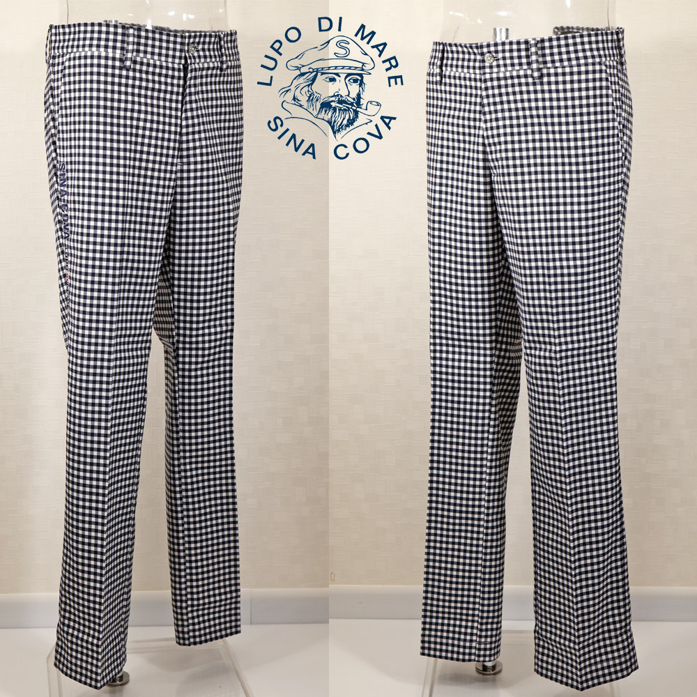 ★２０２４ 秋冬・シナコバ【*001*】【ebee】４0％OFF・ギンガムチェック ノータックパンツ＜80cm・84cm・88cm・92cm・96cm＞-ee324・ee325・ee326・ee327・ee328