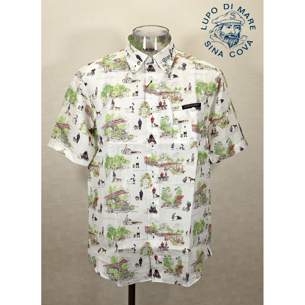 ★２０２５ 春夏　新作・３０%OFF・ シナコバ【*001*】半袖ボタンダウンシャツ＜Lサイズ・LLサイズ＞-ef190・ef191