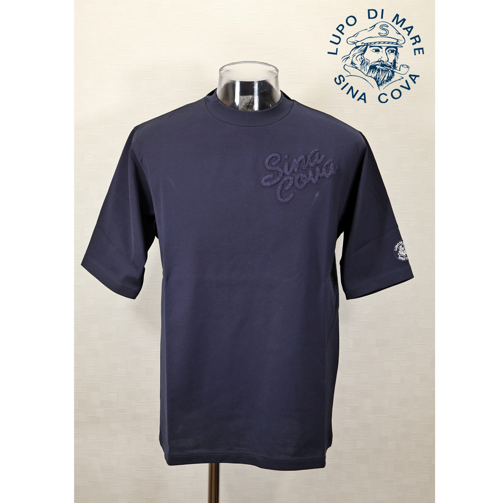 ★２０２５ 春夏 新作・ ３０%OFF・シナコバ【*001*】モックネック五分袖Ｔシャツ＜L大きさ・LL大きさ＞-ef140・ef141