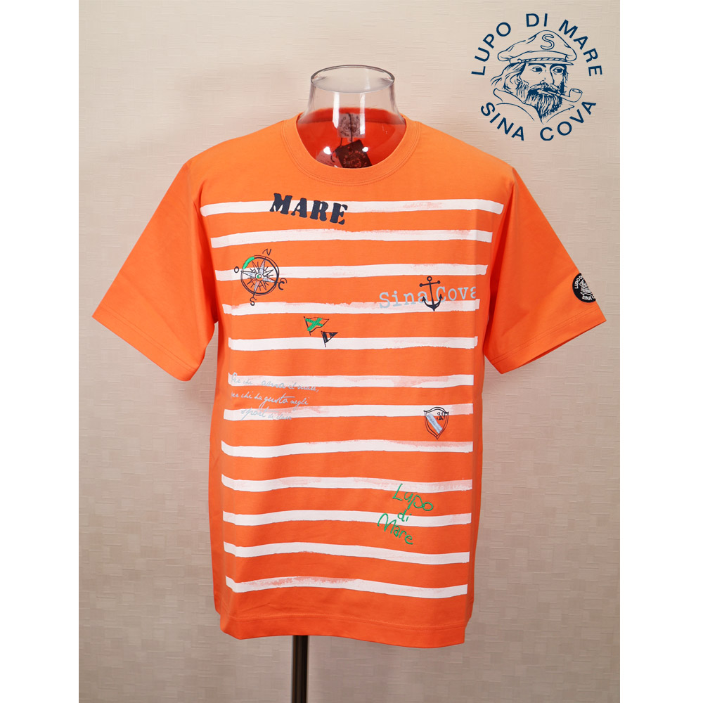 ★２０２５ 春夏　新作・３０%OFF・ シナコバ【*001*】半袖マリンボーダーTシャツ＜Mサイズ・Lサイズ・LLサイズ＞-ef0149・ef150・ef151 12,027円