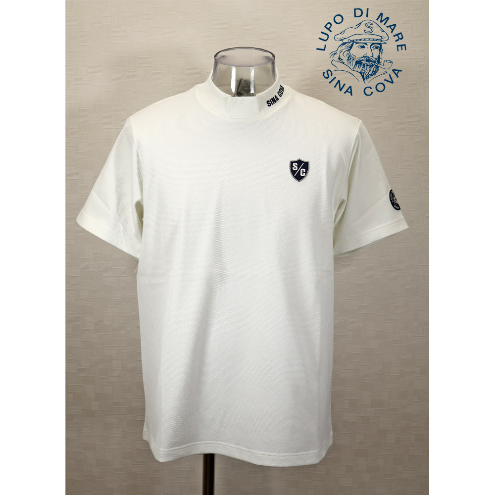 ★２０２５ 春夏　新作・３０%OFF・ シナコバ【*001*】半袖ハイネックＴシャツ （バックプリント）＜Lサイズ・LLサイズ＞-ef130・ef131