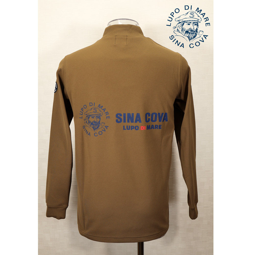 ★2025 秋冬 新作 シナコバ【*001*】30%OFF・バックプリントモックネック長袖Tシャツ<Mサイズ・Lサイズ・LLサイズ>-eg51・eg52・eg53|Guest-One
