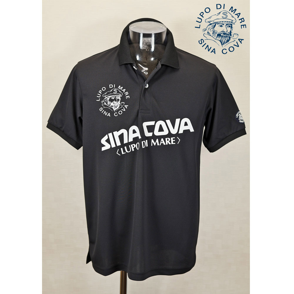 ★シナコバ【*001*】＜３０％ＯＦＦ・SINA COVA \u0026 Guest-One コラボポロシャツ 制限事項品＞春夏半袖スポーツシャツ＜M・L・LL大いさ＞黒いこと-kg514・kg515・kg516
