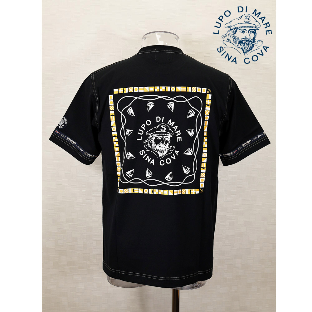 ★シナコバ【*001*】【25周年*001*】5０％ＯＦＦ・SINA COVA & Guest-One コラボＴシャツ　限定品＞春夏半袖Ｔシャツ＜M・L・LLサイズ＞黒-kg458・kg460・kg462 5,148円