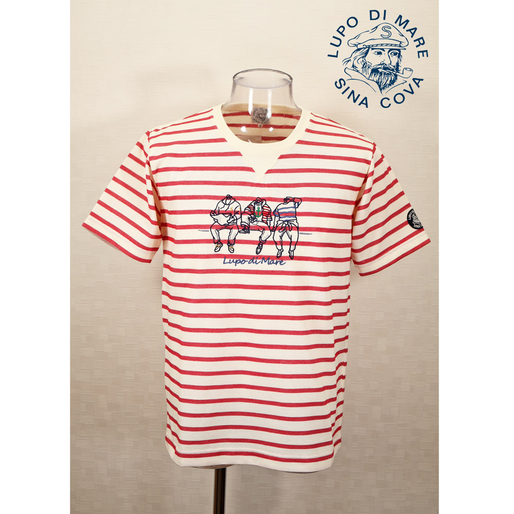 ★シナコバ【*001*】【25周年*001*】60％OFF・春夏半袖Ｔシャツ＜M・L大きさ＞生み出すことり×赤・間借り人-kh174・kh175