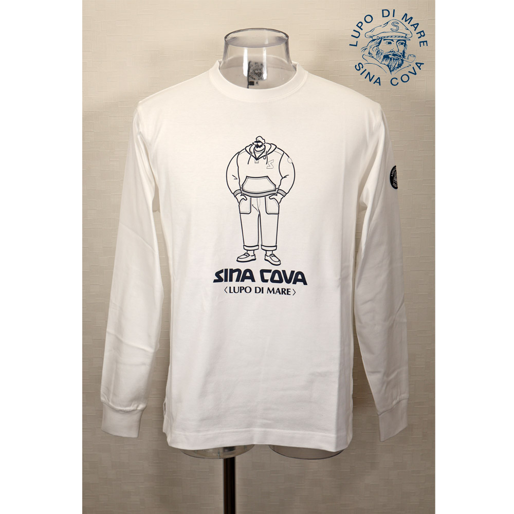 ★シナコバ【*001*】＜2０％ＯＦＦ・SINA COVA & Guest-One コラボＴシャツ　限定品＞秋冬長袖Ｔシャツ＜キングサイズ＞kt369｜Guest-One 13,121円