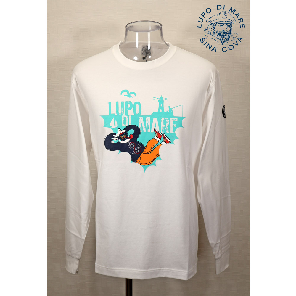 ★シナコバ【*001*】【*BIG SALE*】50％OFF・長袖Ｔシャツ＜キングサイズ＞ホワイト-kz37