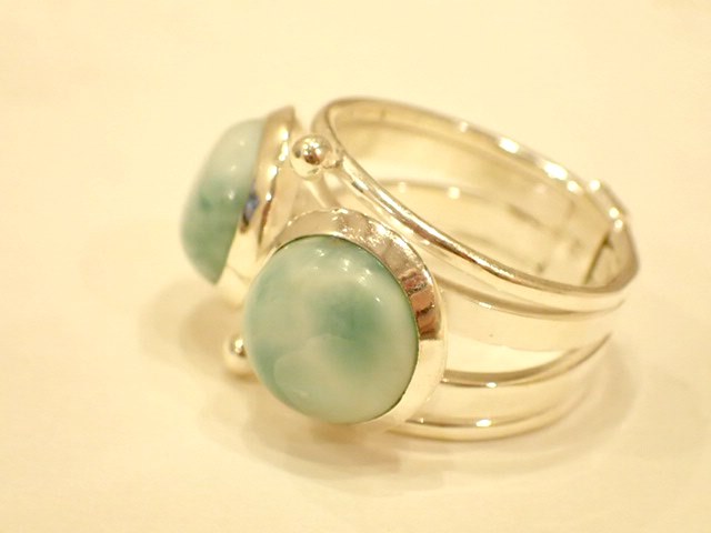 ⭐︎【天然】ラリマー リング s925 3g ⭐︎【天然】ラリマー リング s925 3g 1点もの】選べるラリマー