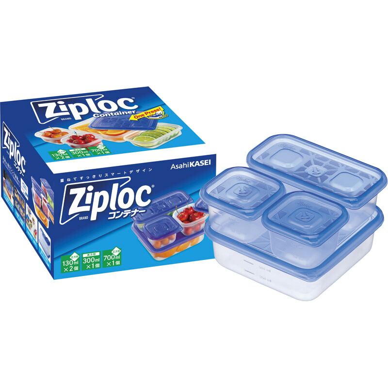 楽天市場】旭化成 ジップロック コンテナー バラエティアソート