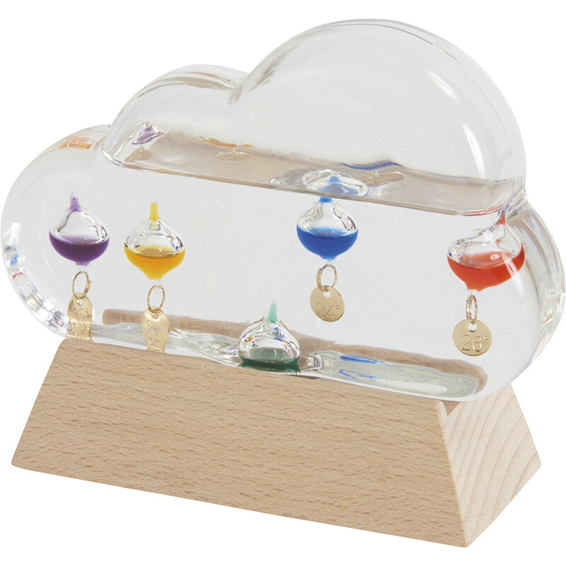 楽天市場】ガリレオ温度計 ドーム型 ガラスフロート温度計S 333