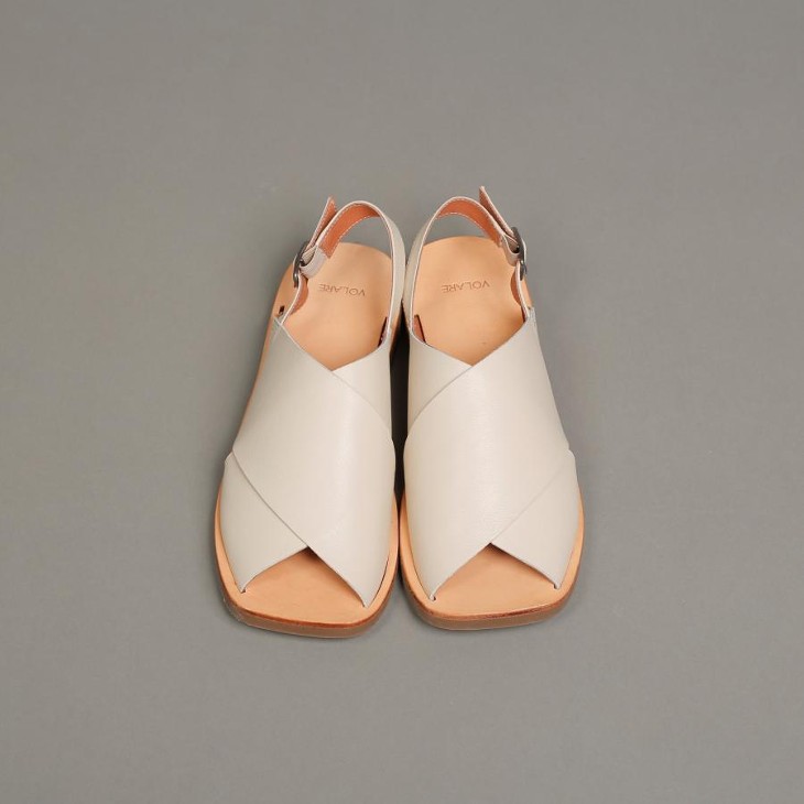 【SALE セール】VOLARE (ヴォラーレ) | Crossbelt Squaretoe Sandal \