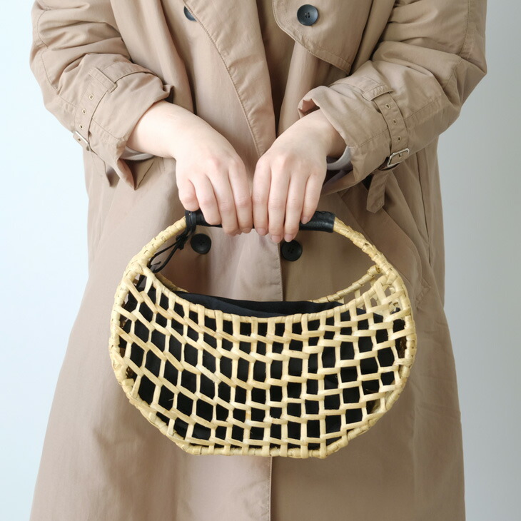 【SALE セール】POMTATA (ポンタタ) | LAU TOTE (KAYA) | トートバッグ バスケット ばっぐ 鞄 カバン かばん 雑貨 ギフト 誕生日プレゼント バースデー 売れ筋 お誕生日 おしゃれ かごバッグ カゴバッグ 夏バッグ 小さめ 手提げ 手提げバッグ かご ナチュラル