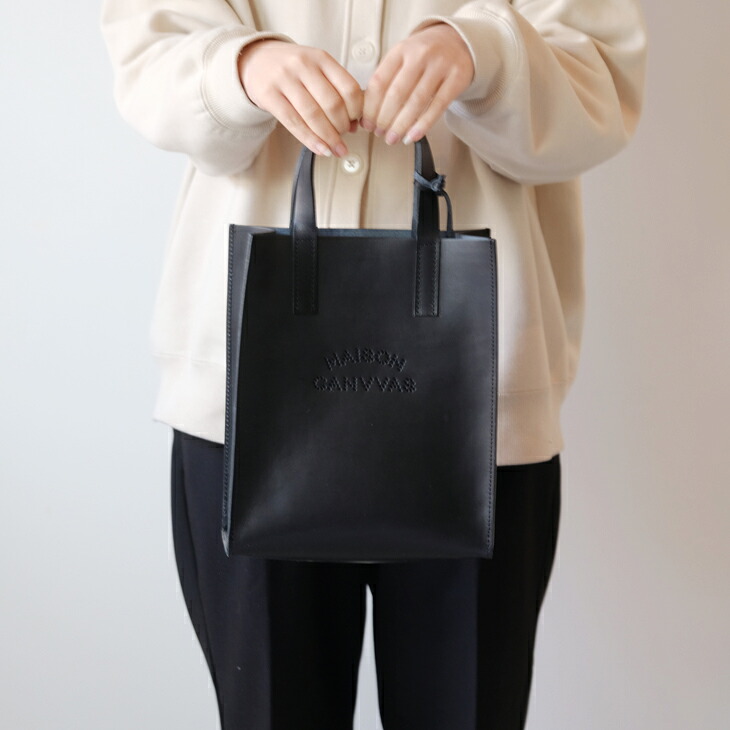 【SALE セール】MAISON CANVVAS (メゾンキャンバス) | CANVAS tote S (black) | 送料無料 バッグ トートバッグ｜北欧雑貨と音楽 HAFEN ハーフェン