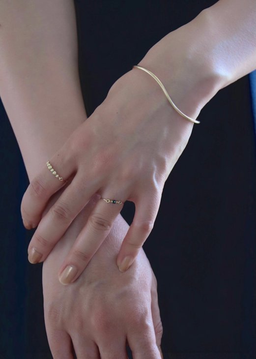 knopue. (ノッフェ) | line -gold- bangle | 送料無料 バングル アクセサリー