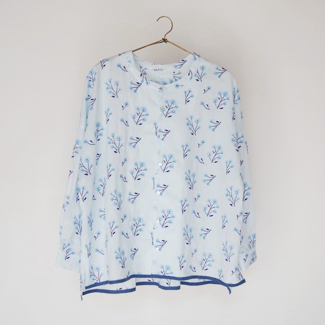 【SALE セール】canakoinoue | hinata / oversized shirt (long sleeve) light blue | トップス かわいい お洒落|北欧雑貨と音楽 HAFEN ハーフェン