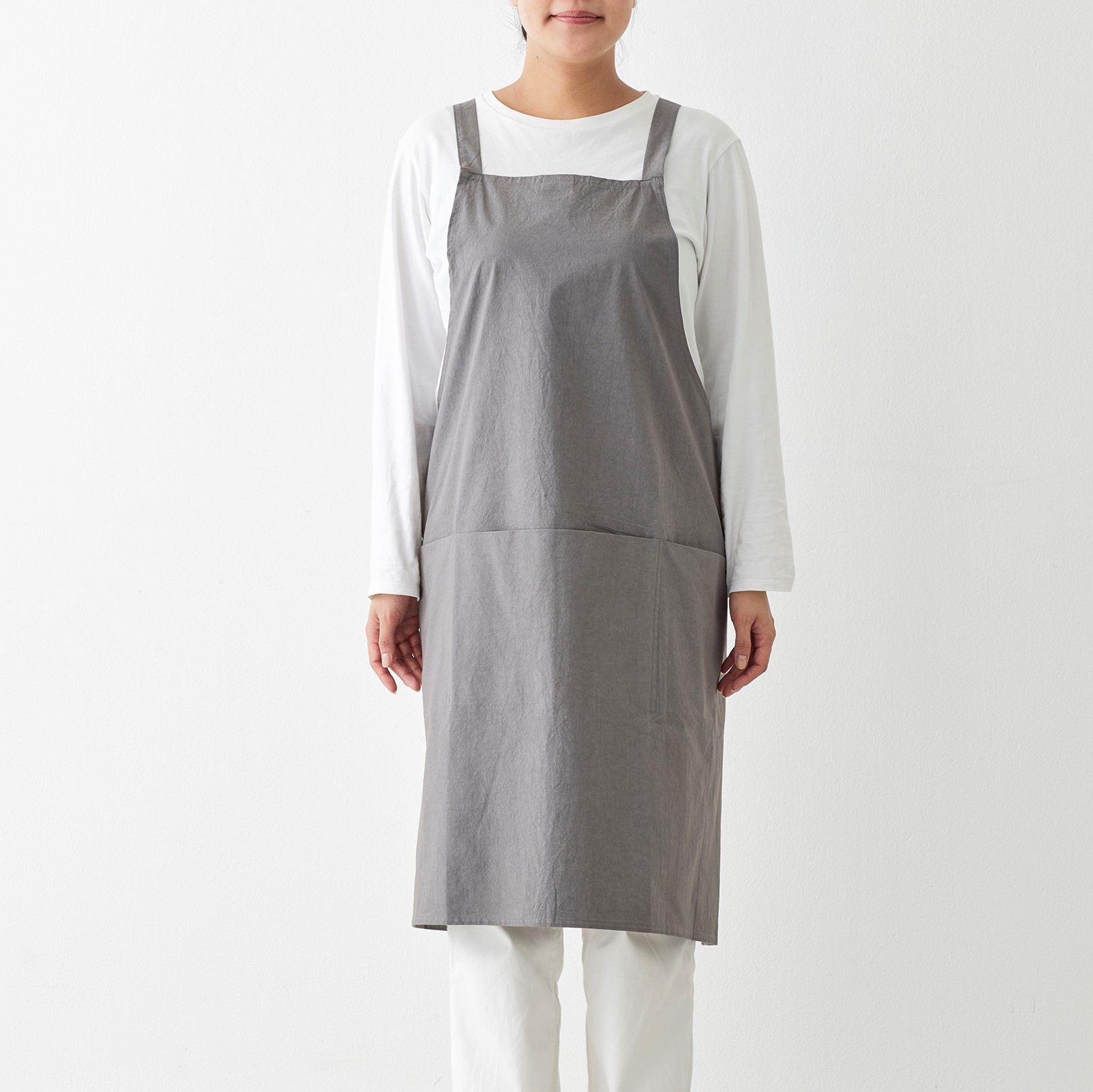 楽天市場】not PERFECT LINEN | PINAFORE - SQUARE CROSS LINEN