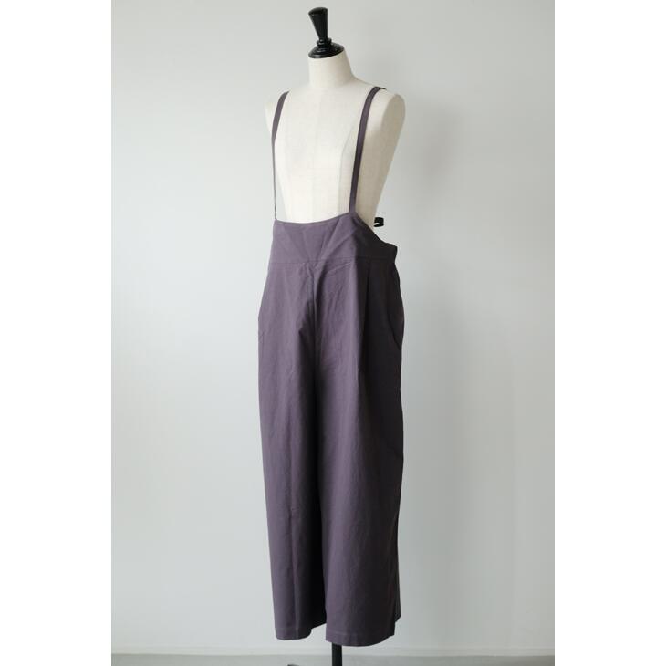 【SALE セール】LUEUF (ルフ) | プルミエサロペット (charcoal) | サロペット ボトムス お洒落 シンプル レディース ゆったり リラックス おしゃれ カジュアル 30代 40代 50代｜北欧雑貨と音楽 HAFEN ハーフェン