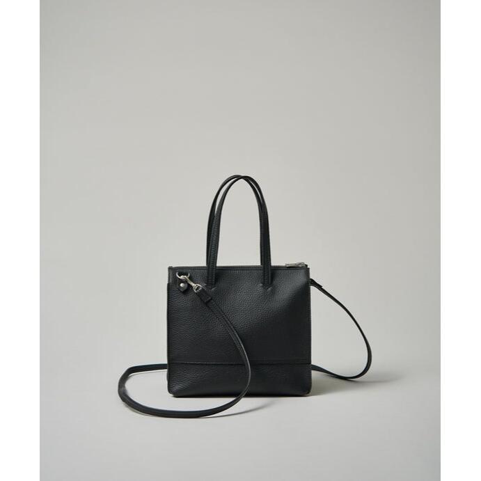 楽天市場】REN | zipスクエアショルダーM / やぎ革・ベアー (black