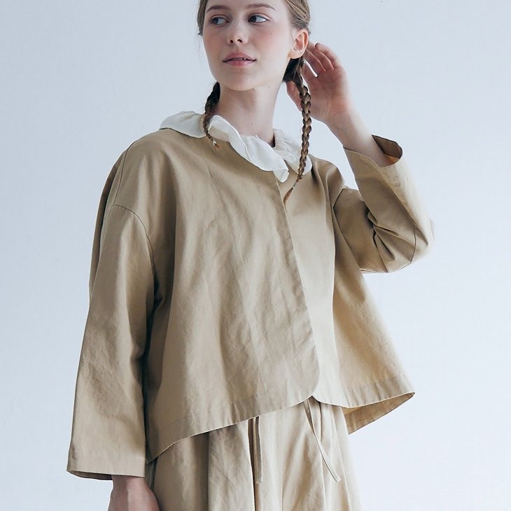MAGALI ジャケット ベージュ 楽天市場】【SALE セール】MAGALI | コットンリネンリンクル・プリーツ