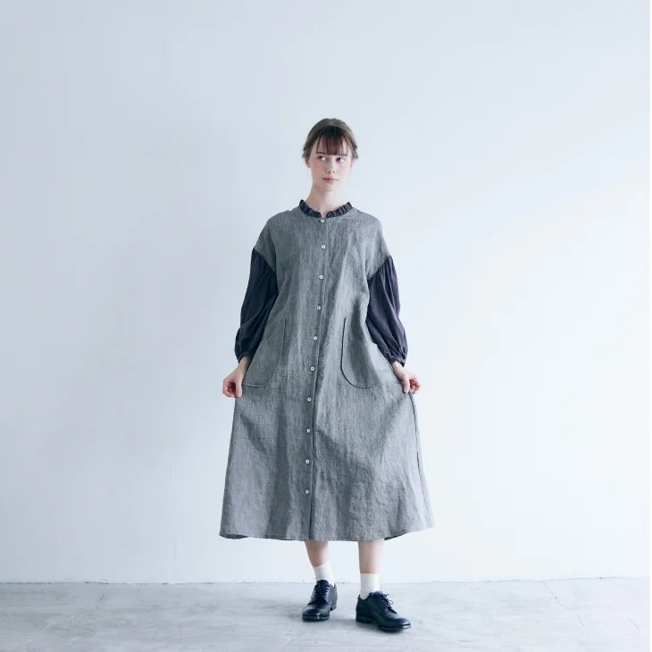 MAGALI天日干しコットンスクエアワンピース 楽天市場】MAGALI | 天日干しコットン・スクエアカラー