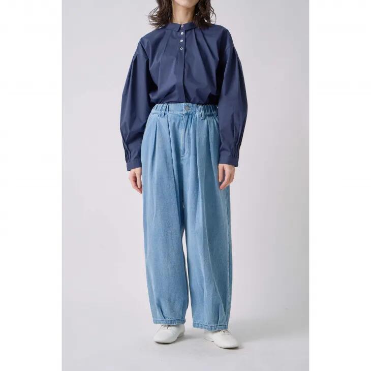 KELEN (ケレン) | HEM DESIGN COCOON SILHOUETTE DENIM \