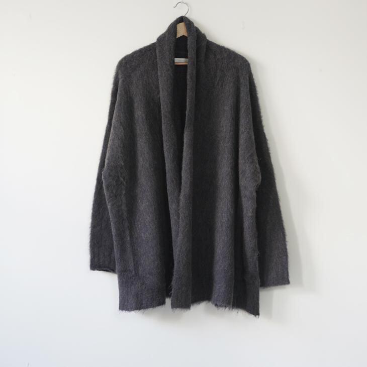 【SALE セール】ASEEDONCLOUD | Student dormitory gown (navy/grey) one size | ガウン カーディガン 羽織 ヤクウール アルパカ