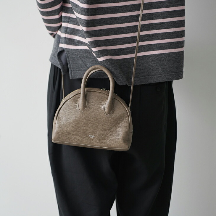 blancle (ブランクレ) | S.LEA 2WAY MINI BOSTON (taupe) | ショルダーバッグ 鞄 トープ ボストン 小さめ かわいい 斜めがけ レディース 定番 人気|北欧雑貨と音楽 HAFEN ハーフェン