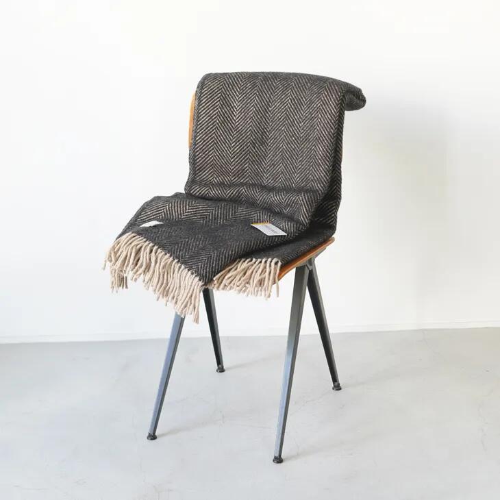 TWEEDMILL | Herringbone Vintage Throw | スロー (150x183cm) ツイードミル ブランケット ヘリンボーン