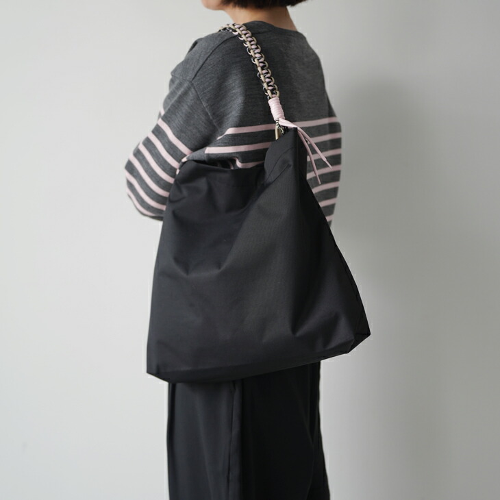 ANVOCOEUR (アンヴォクール) | Glen Innes グレンイネス (black x pink) | トートパラコード A4収納