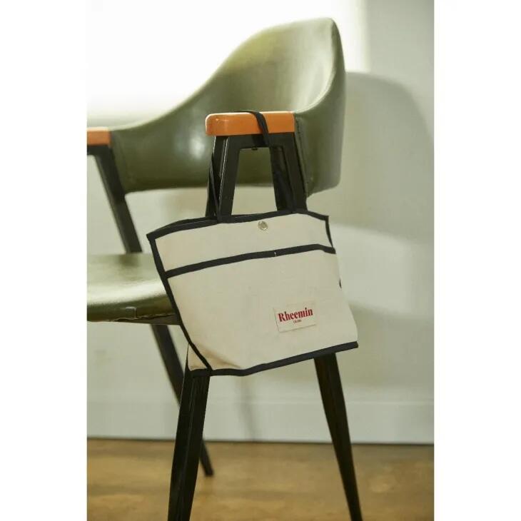 Rheemin (リーミン) | DAILY CANVAS TOT (black) | キャンバス トートバッグ 韓国|北欧雑貨と音楽 HAFEN ハーフェン