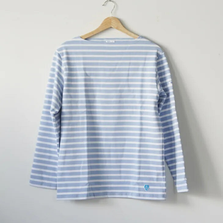 ORCIVAL | BOAT NECK L/S P.O. (cliveden x white) size 3 | オーシバル ボートネック プルオーバー ボーダー