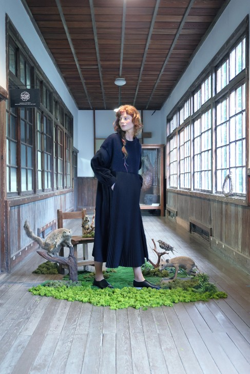 Bedsidedramaのデザイン性満載のワンピース ワンピース Black Bedsidedrama Student One Piece Black ワンピース ワンピース 送料無料 レディース お洒落 北欧雑貨と音楽 Hafen ハーフェン