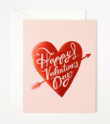 楽天市場 Rifle Paper Co Heart Valentine S Day No Gchv06 バレンタイン グリーティングカード 北欧雑貨と音楽 Hafen ハーフェン