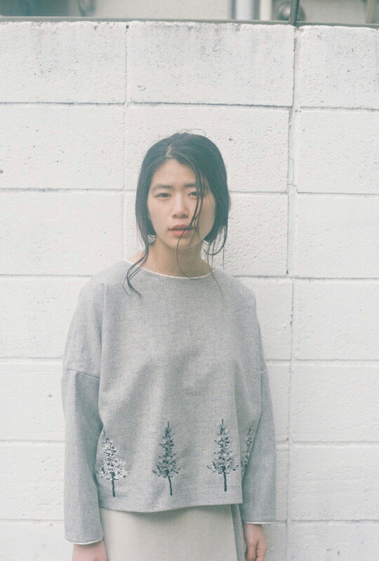 【SALE セール】rikolekt (リコレクト) | “forest” BLOUSE (gray) Mサイズ | トップス|北欧雑貨と音楽 HAFEN ハーフェン