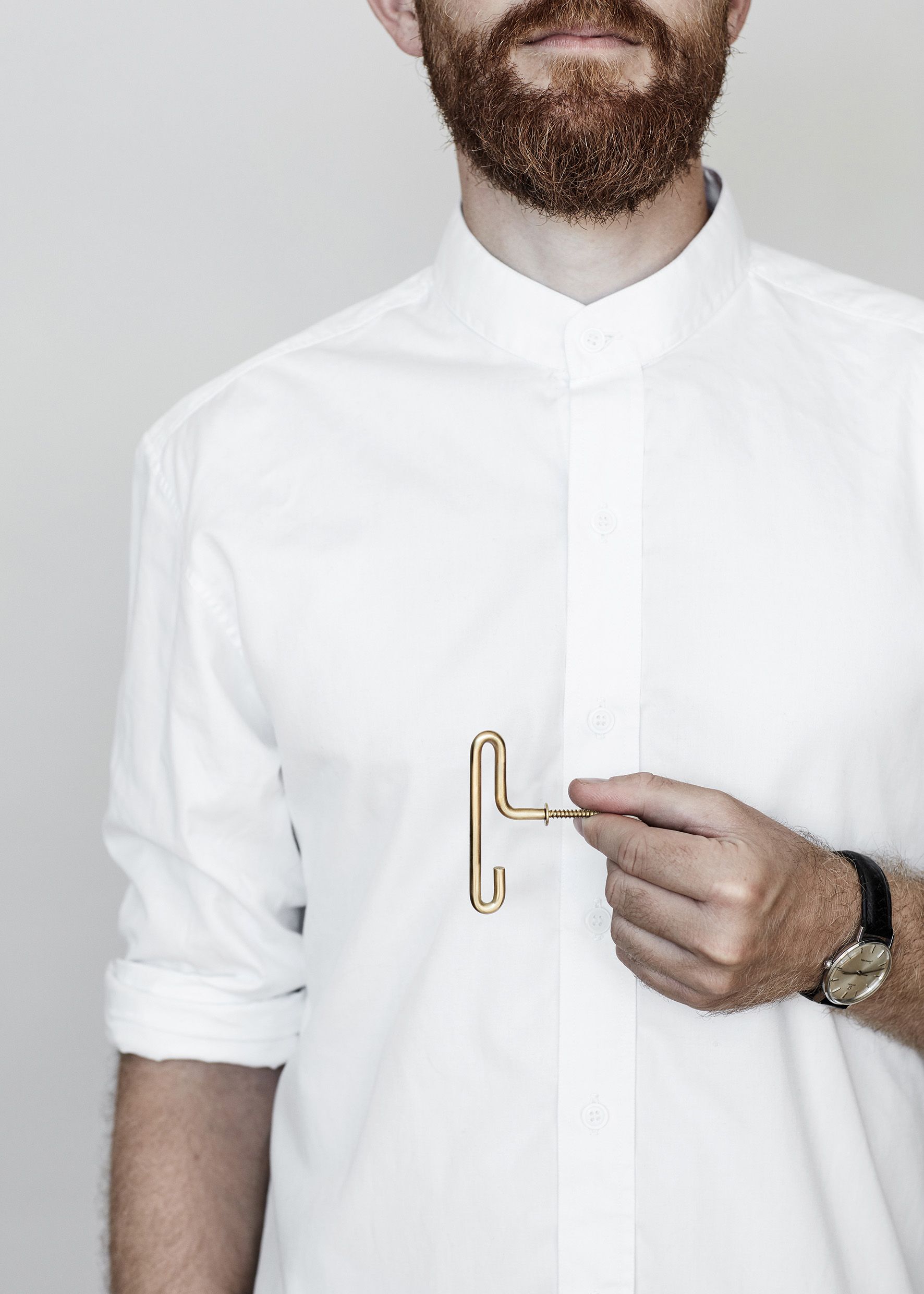 MOEBE | WALL HOOK small (matte gold) | 2pieces【北欧 ウォールフック 雑貨 インテリア リビング】