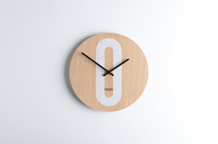 【SALE セール】UPSTAIRS STUDIO | OAKY Wall Clock (M05)【壁掛け時計 北欧 ノルディック モダン インテリア】