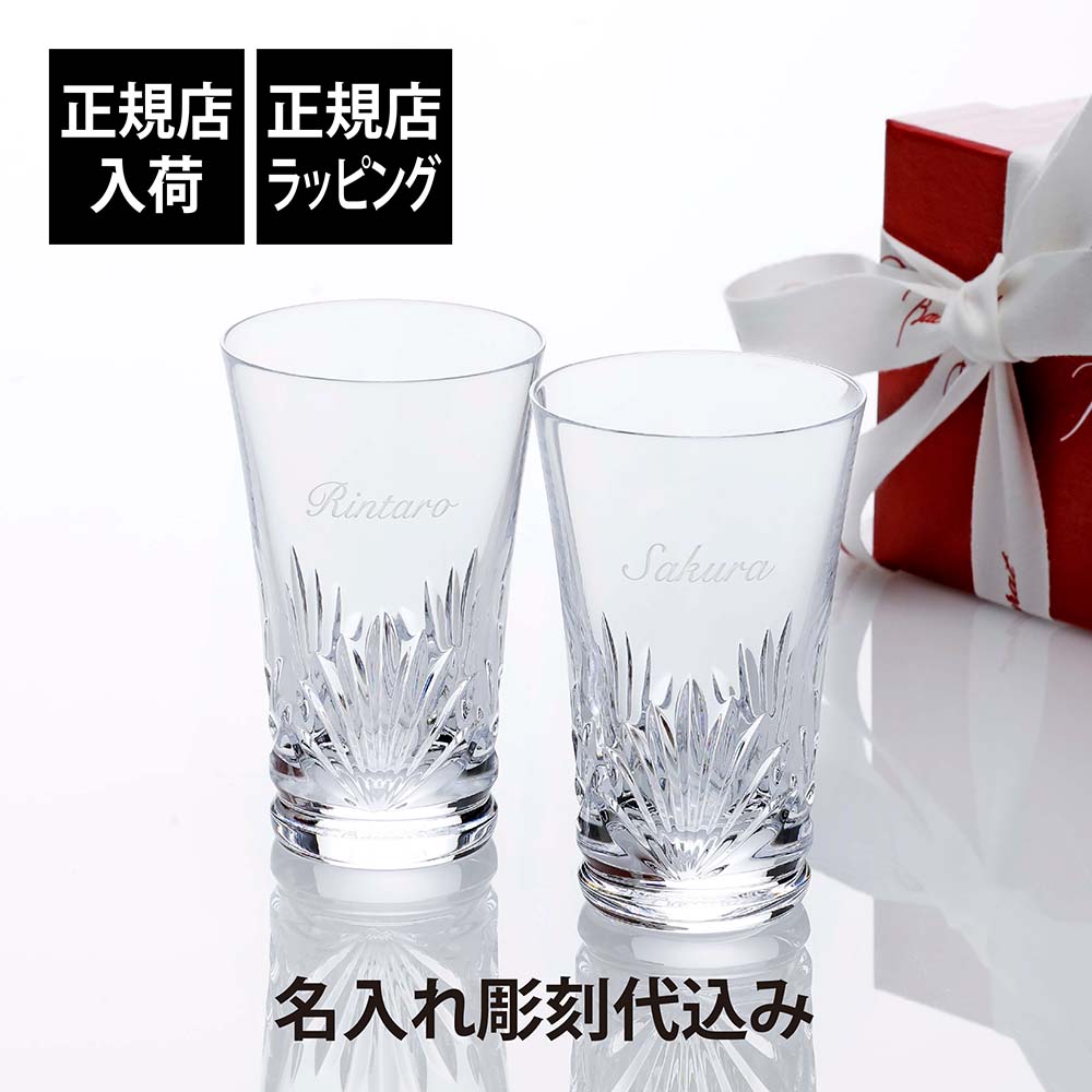 【正規店入荷】【名入れ代込】【ロゴ対応】Baccarat バカラ グラスジャパン ルテシア ペア 名入れ ギフト プレゼント グラス 名入れグラス ペアグラス 結婚祝 御祝 ロックグラス 記念日 敬老の日 両親贈呈品 高級 ブランド 名前 刻印 正規品 ペアギフト 結婚記念日 2024