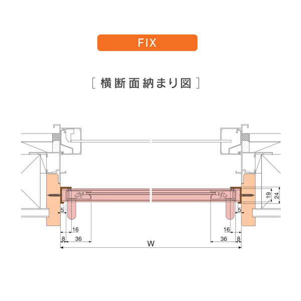 樹脂製 内窓 楽窓II ＦＩＸ窓 ＰＣ3ｍｍ サイズＷ801～1000×Ｈ1851