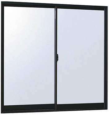 再入荷国産アルミサッシ YKK 縦格子付 引違い窓W1320×H770 （12807）複層 窓、サッシ