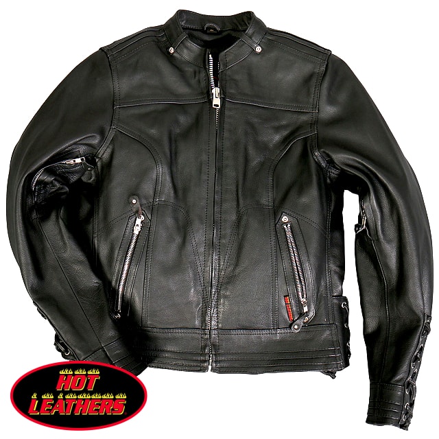 【楽天市場】米国直輸入! ホットレザー [Lace-Up Vented Motorcycle 