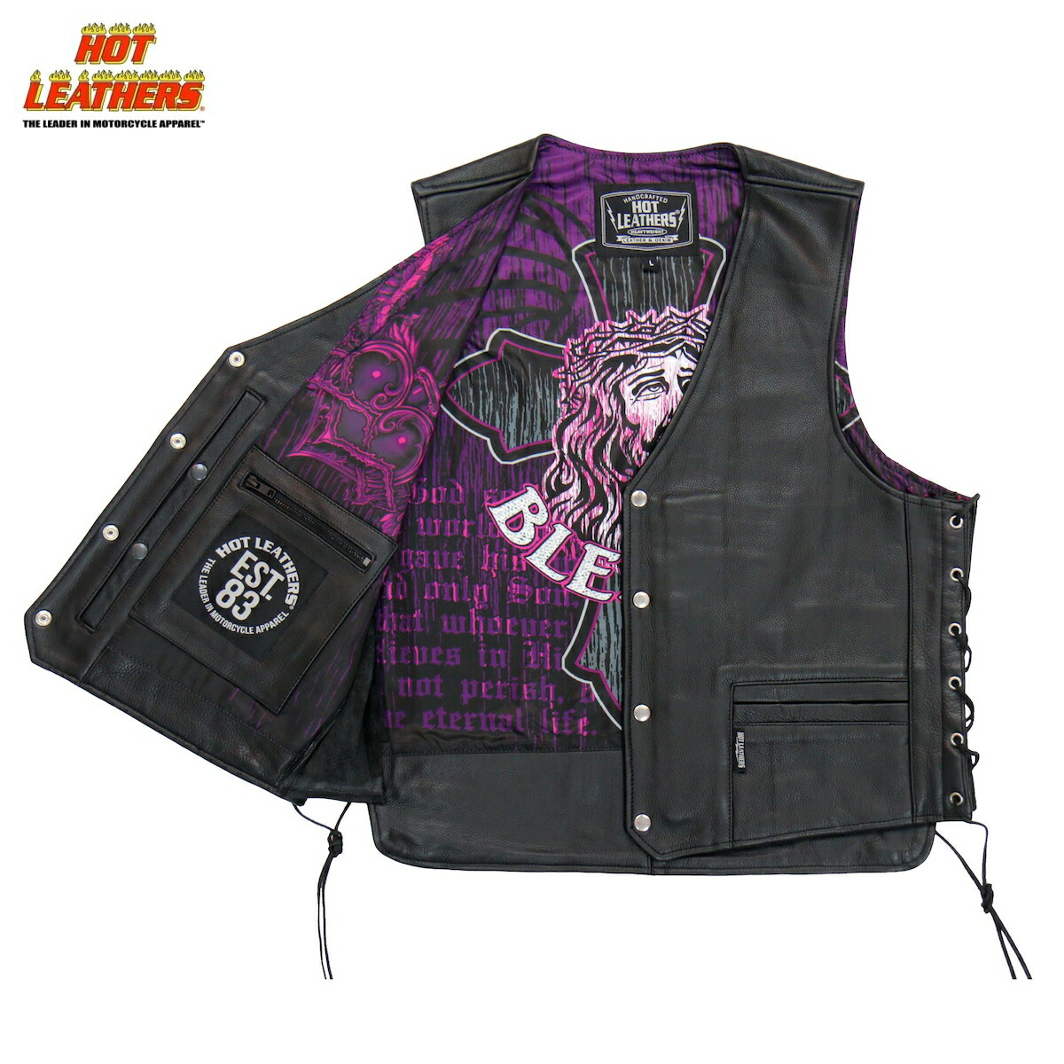 楽天市場】ダブル ヘリックス Double Helix ベスト レザーベスト