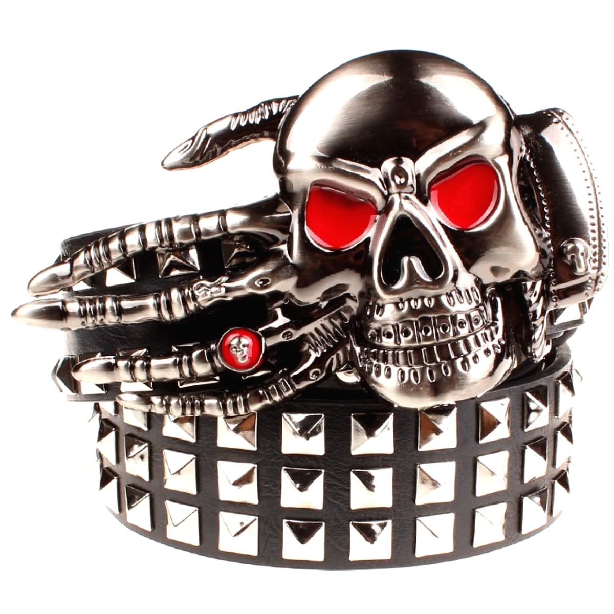 【楽天市場】【送料無料!】全９種類! [Skull's Hand Metal Buckle Belt