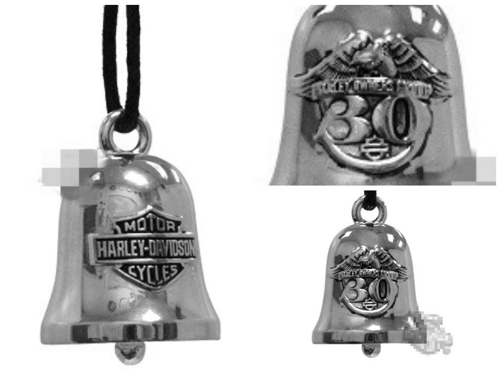 ハーレーダビッドソン・ガーディアンベル！HOG生誕30周年バー＆シールド・イーグルベル・Harley-Davidson・HOG 30th Anniversary Ride Bell by Mod Jewelry&amp;reg;日本未発売！お守り！プレゼントに！バイクに！