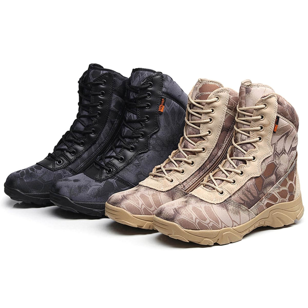 楽天市場】全2色! [Men's Military Leather Combat Tactical