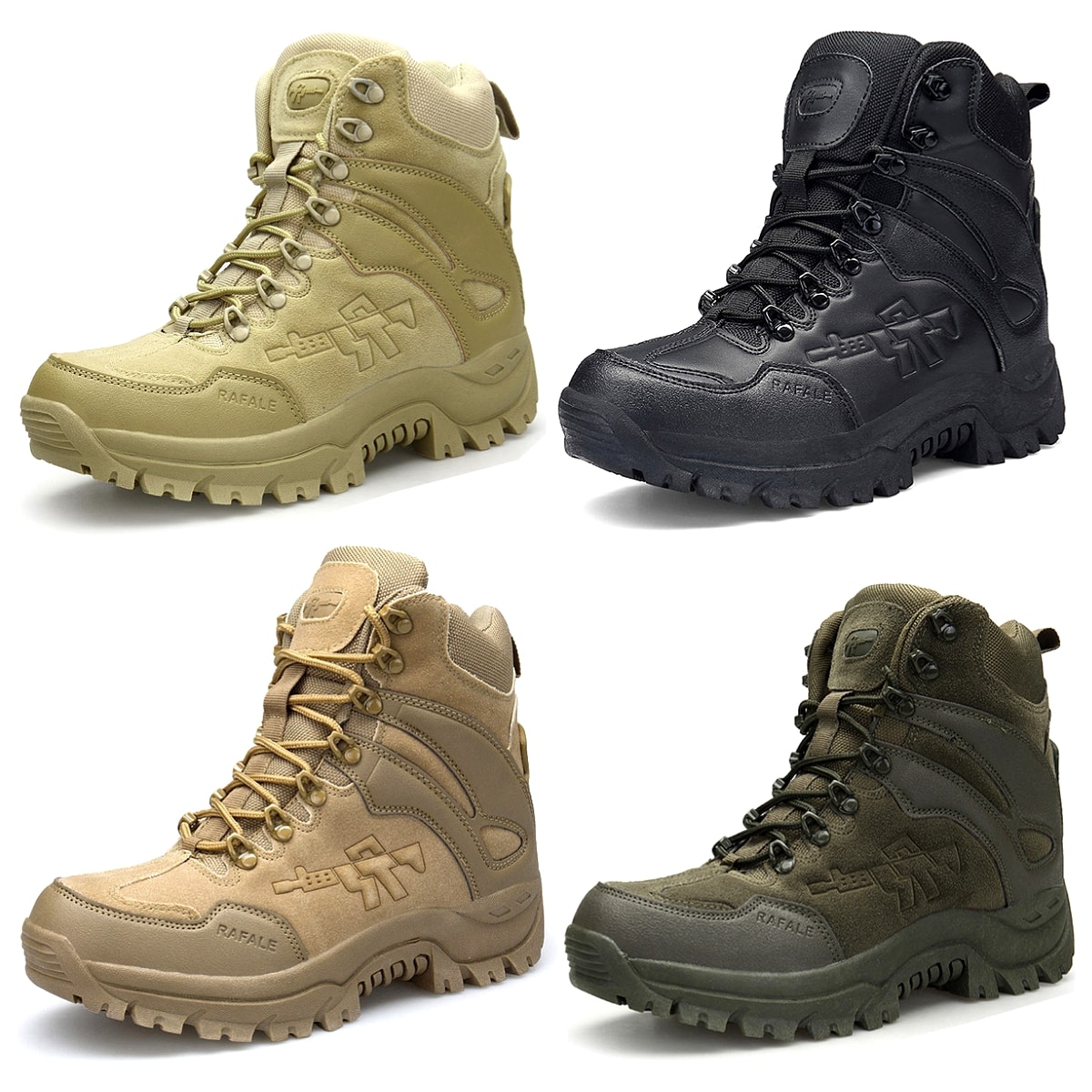 楽天市場】【送料無料!】全2色! [Men's Military Leather Combat ...