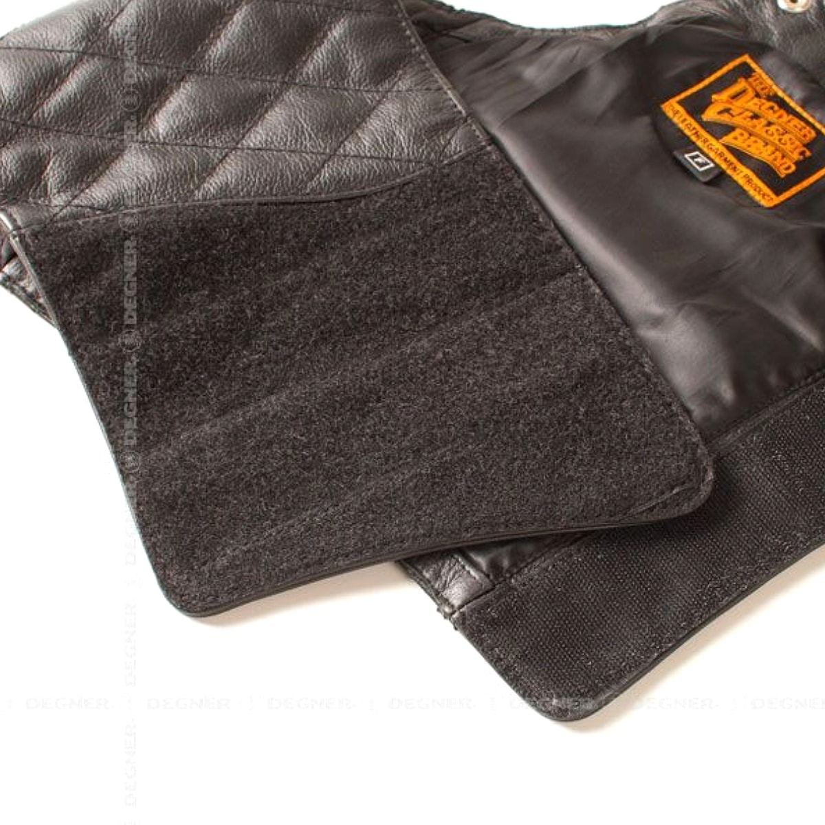 【楽天市場】【送料無料!】正規品 [DEGNER HEAT GUARD] デグナー レザー ヒートガード! 本革製 牛革 チャップス エンジン