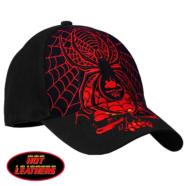 楽天市場 Hot Leathers キャップ Black Widow Ball Cap ブラック ウィドウ ボールキャップ 蜘蛛 スパイダー スカル ベースボール キャップ 野球帽 帽子 スナップバック調節 刺繍 米国 ホットレザー 直輸入 ブラック 黒 バイクに ハーレーカスタマージャパン