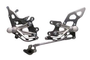 MORIWAKI/ﾓﾘﾜｷ CBR600RR 07-14 BACK STEP KIT ﾊﾞｯｸｽﾃｯﾌﾟｷｯﾄ SILVER